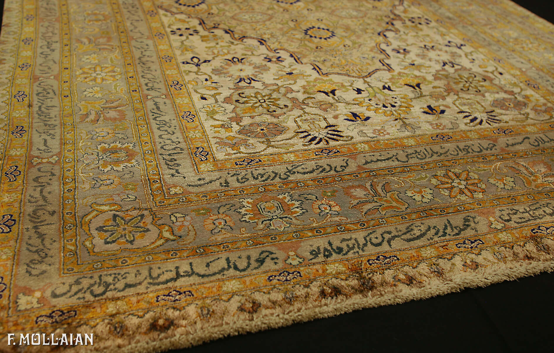 Teppich Persischer Antiker Tabriz Seide n°:76991163